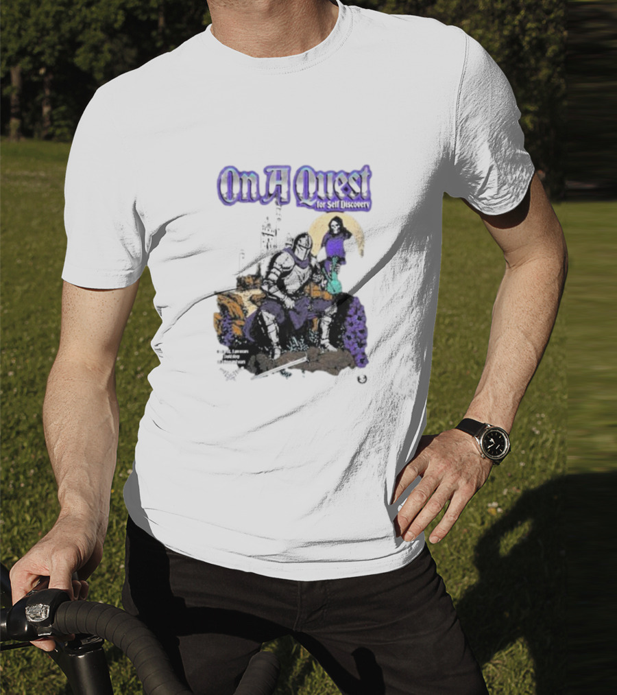 On A Quest For Self Discovery Knight And Castle Adventure T-Shirt