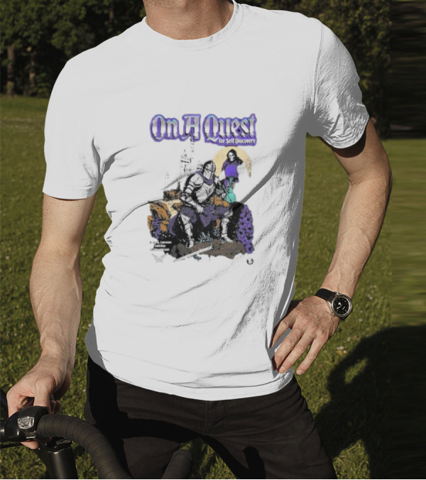 On A Quest For Self Discovery Knight And Castle Adventure T-Shirt