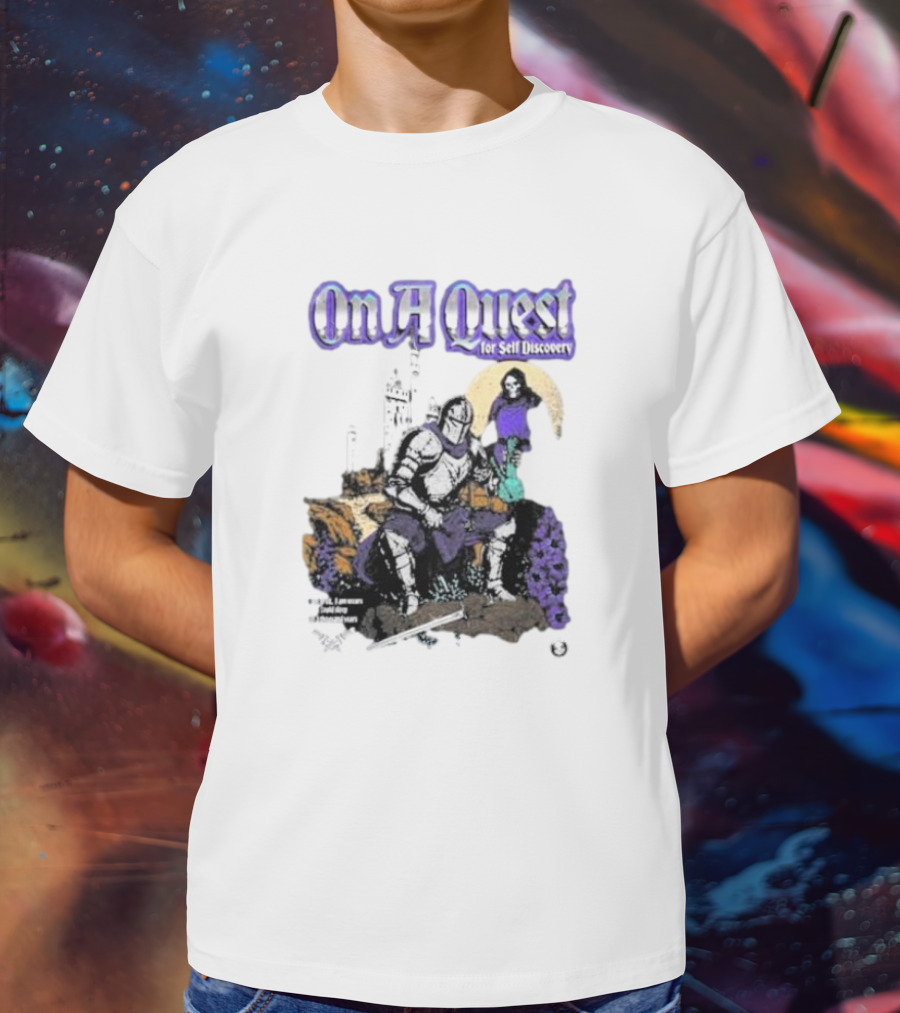On A Quest For Self Discovery Knight And Castle Adventure T-Shirt
