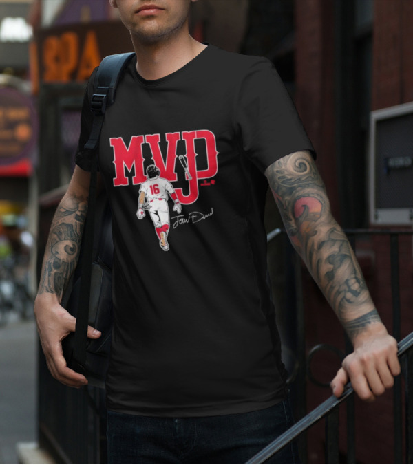 MVJD Jarren Duran 16 Baseball Signature T-Shirt