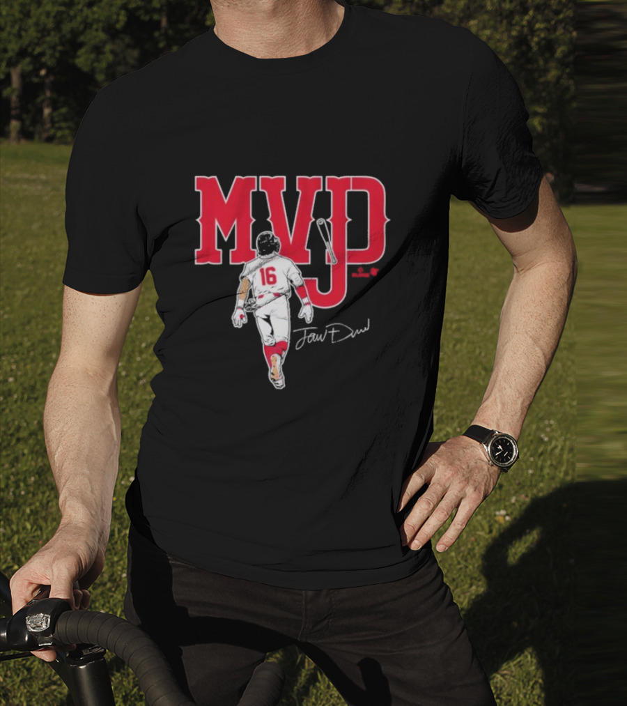 MVJD Jarren Duran 16 Baseball Signature T-Shirt