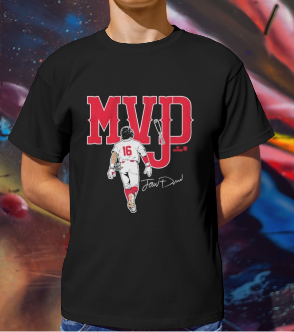 MVJD Jarren Duran 16 Baseball Signature T-Shirt