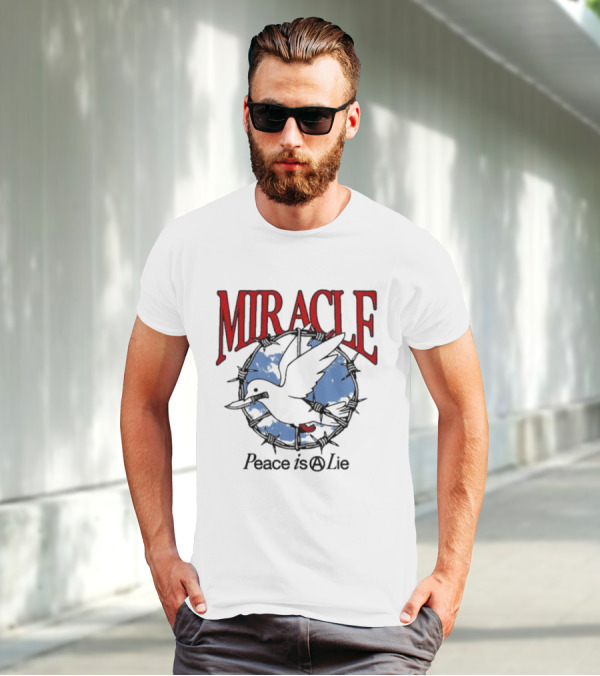 Miracle Mates Peace Is A Lie Barbed Dove T-Shirt