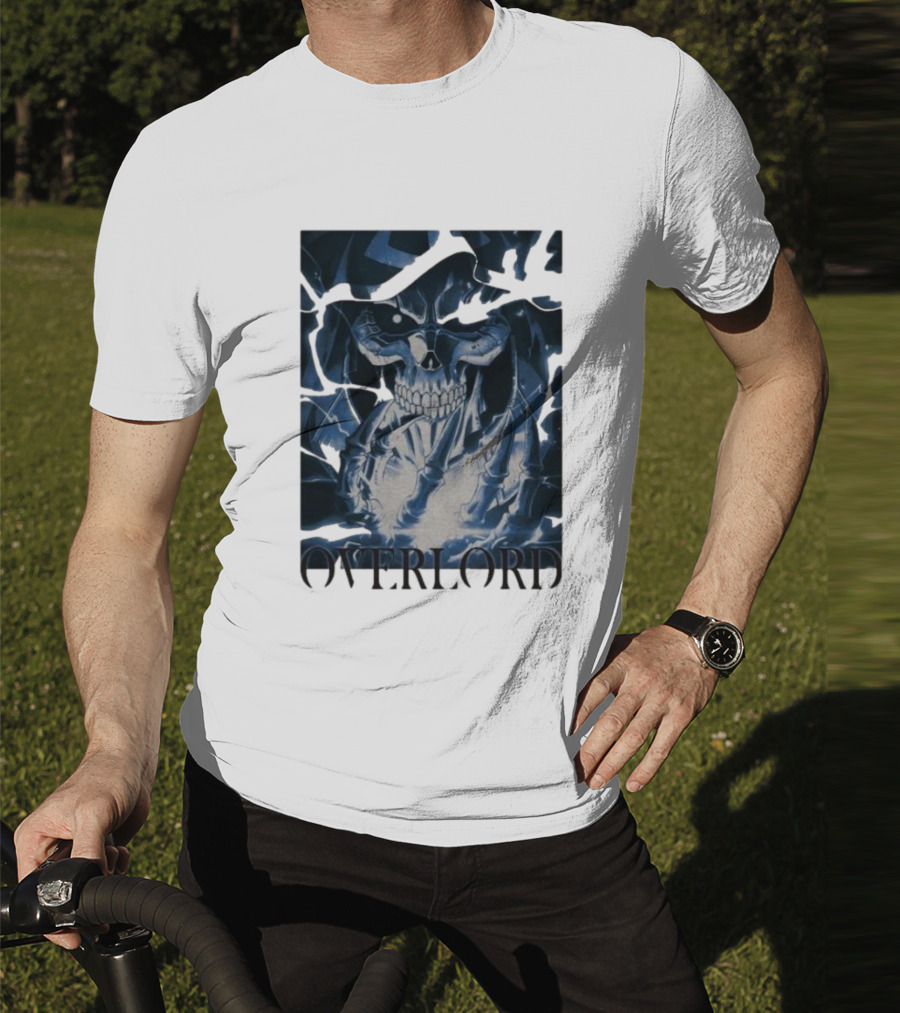 Overlord Ainz Ooal Gown Skeleton King Lightning Aura T-Shirt