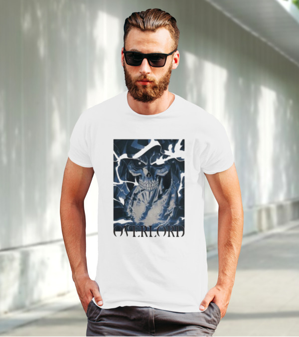 Overlord Ainz Ooal Gown Skeleton King Lightning Aura T-Shirt