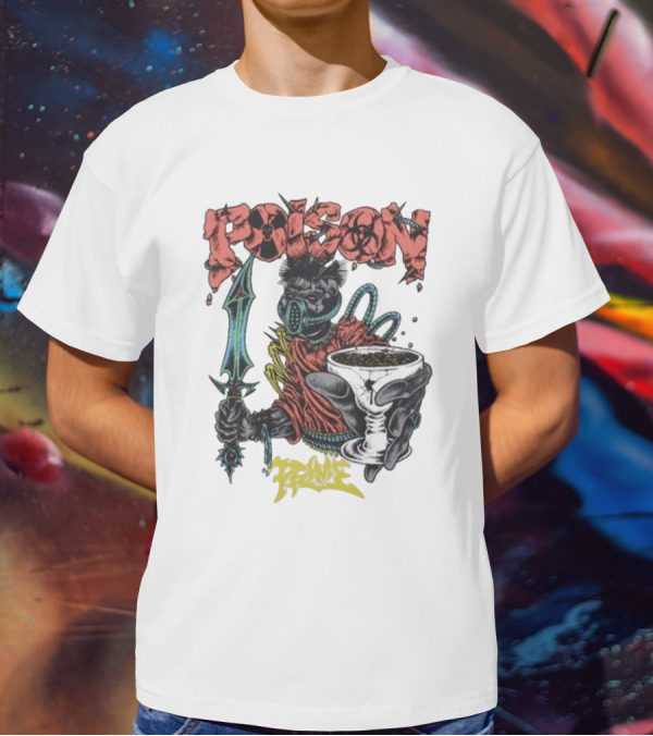 Poison Forever Prime Skeleton With Toxic Chalice And Dagger T-Shirt