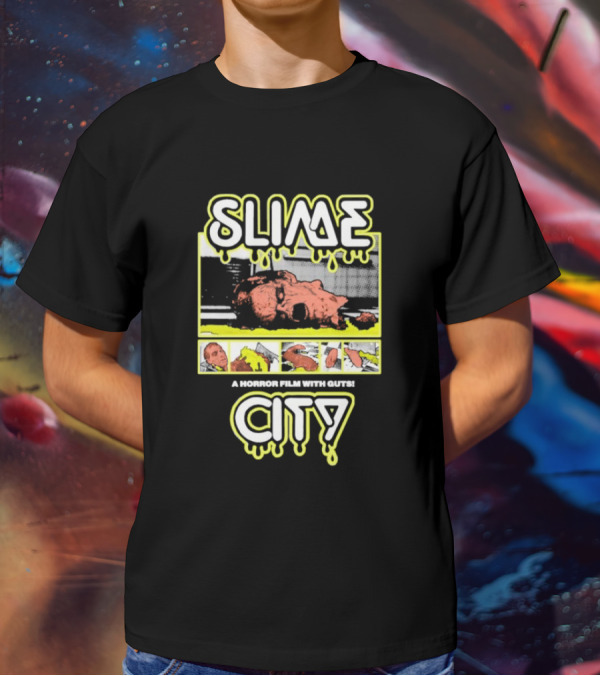 Slime City A Horror Film With Guts Graphic Novel Style Horror T-Shirt