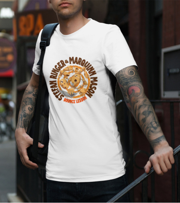 Stefan Ringer And Marquinn Mason Bounce Lesson Puppet Laptop Spiral T-Shirt