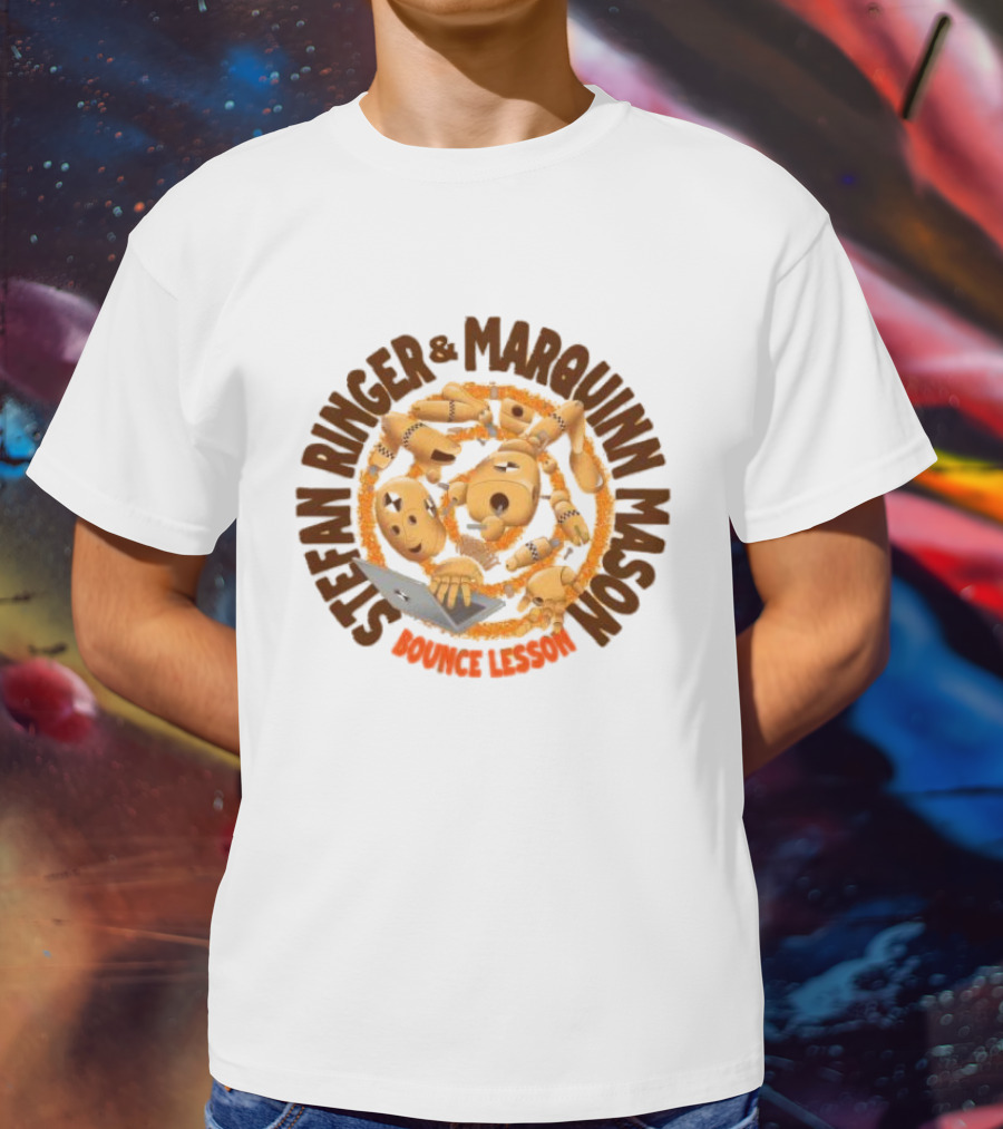 Stefan Ringer And Marquinn Mason Bounce Lesson Puppet Laptop Spiral T-Shirt