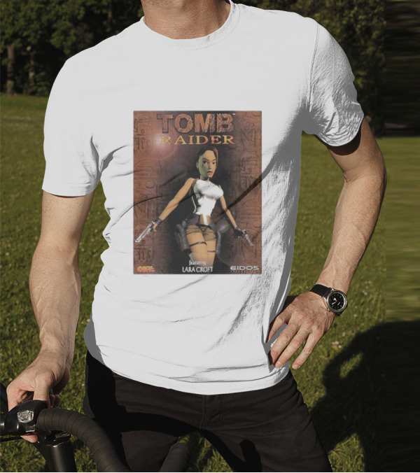 Tomb Raider Featuring Lara Croft Game Cover Eidos Core T-Shirt