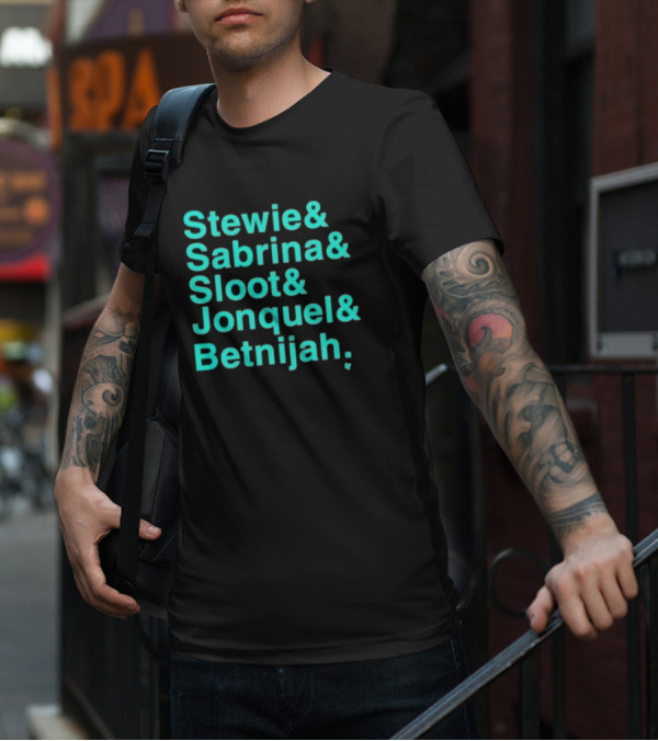 Stewie Sabrina Sloot Jonquel Betnijah Basketball Stars Names T-Shirt