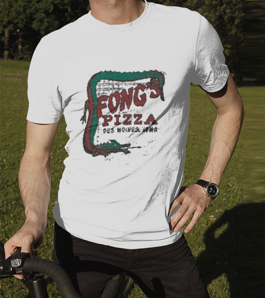Fong's Pizza Des Moines Iowa Retro T-Shirt