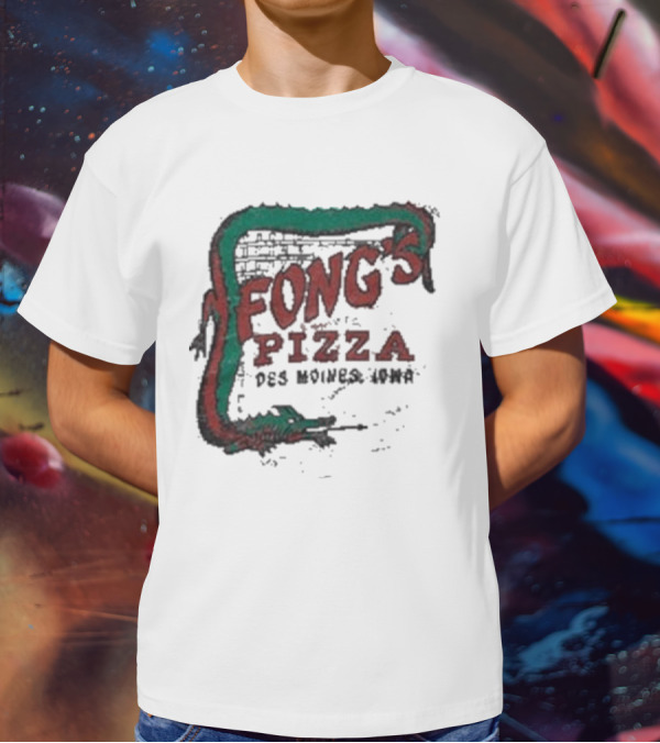 Fong's Pizza Des Moines Iowa Retro T-Shirt