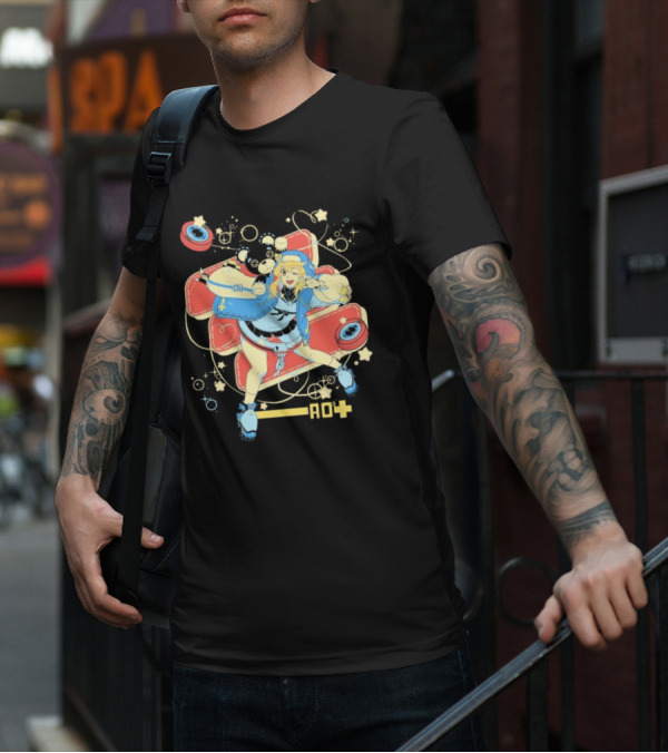 Guilty Gear Bridget AO Eighty Sixed Star Background T-Shirt