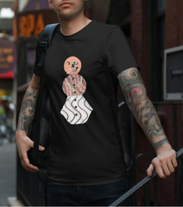 Halloween Snackman Cookie Skeleton Costume T-Shirt