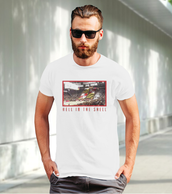 Maryland Terrapins Basketball Game Hell In The Shell Stadium Crowd Atmosphere T-Shirt