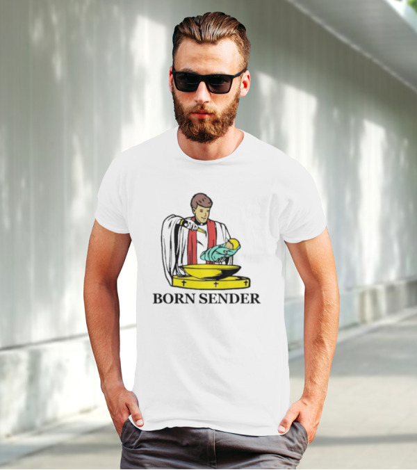 Nelk Boys Born Sender Baptism Priest And Baby T-Shirt