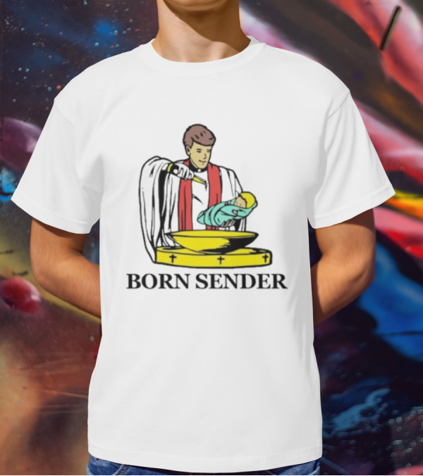Nelk Boys Born Sender Baptism Priest And Baby T-Shirt
