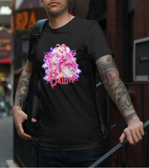 Dawnverse Dragcon Pink Fantasy T-Shirt
