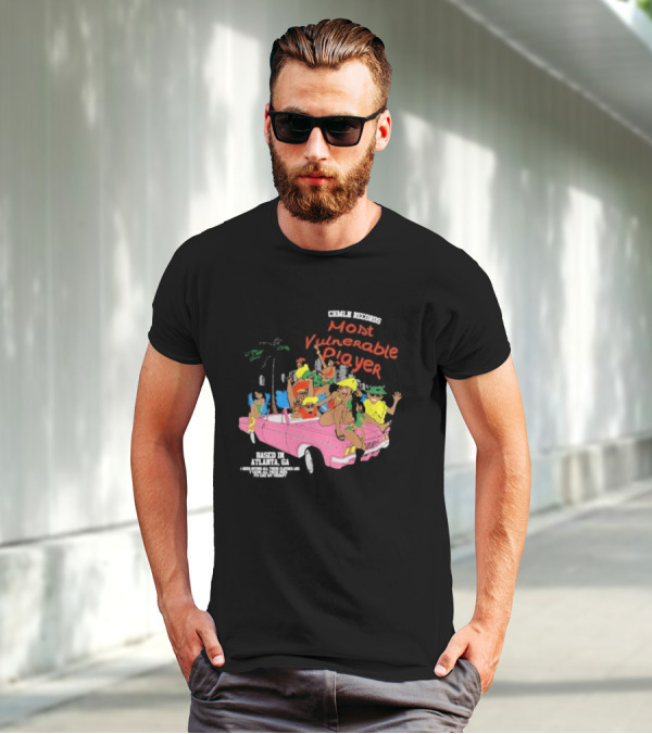 CHMLN Records Most Vulnerable Player Based In Atlanta GA T-Shirt