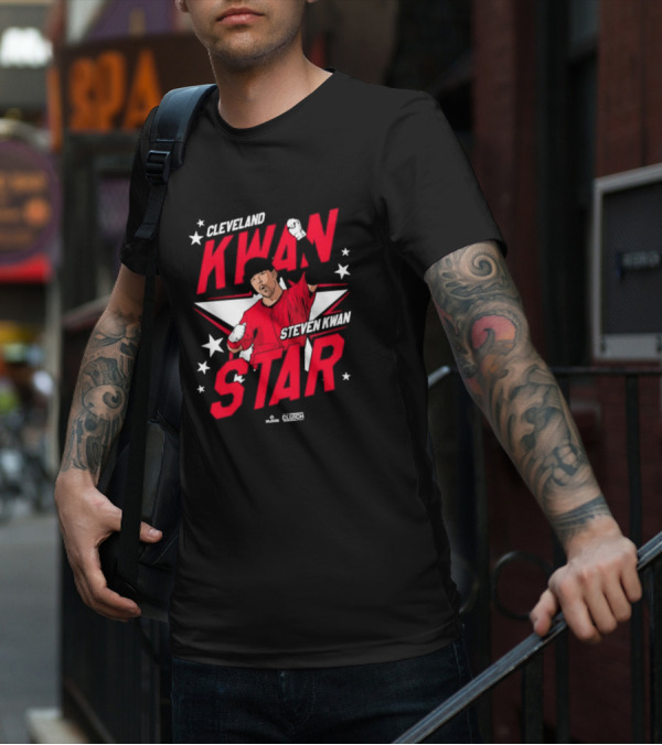Cleveland Kwan Steven Kwan Star Baseball Clutch Olympics T-Shirt