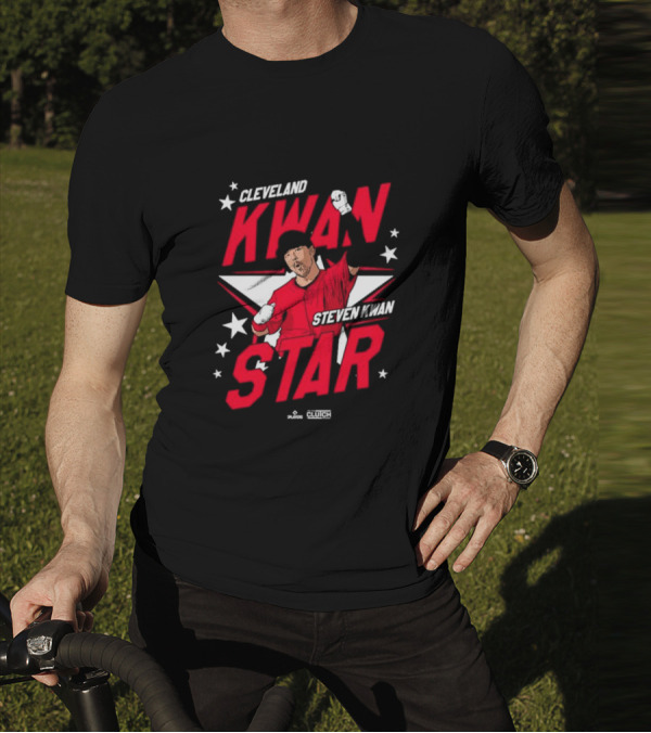 Cleveland Kwan Steven Kwan Star Baseball Clutch Olympics T-Shirt
