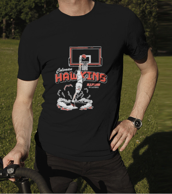 Coleman Hawkins Illinois Basketball Dunk T-Shirt