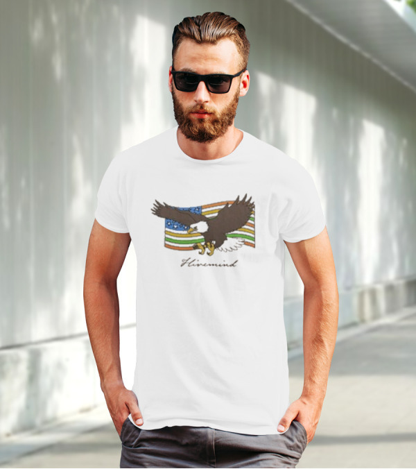 Copes Hivemind Flag Eagle On Colorful T-Shirt