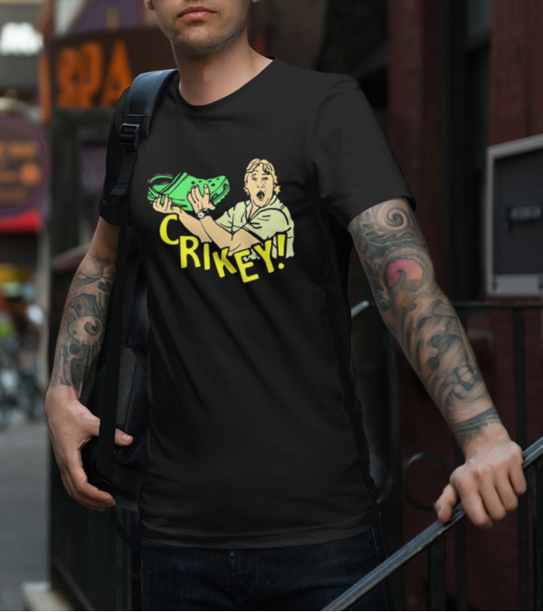 Crikey Crocs Hunter Surprise Enthusiasm T-Shirt