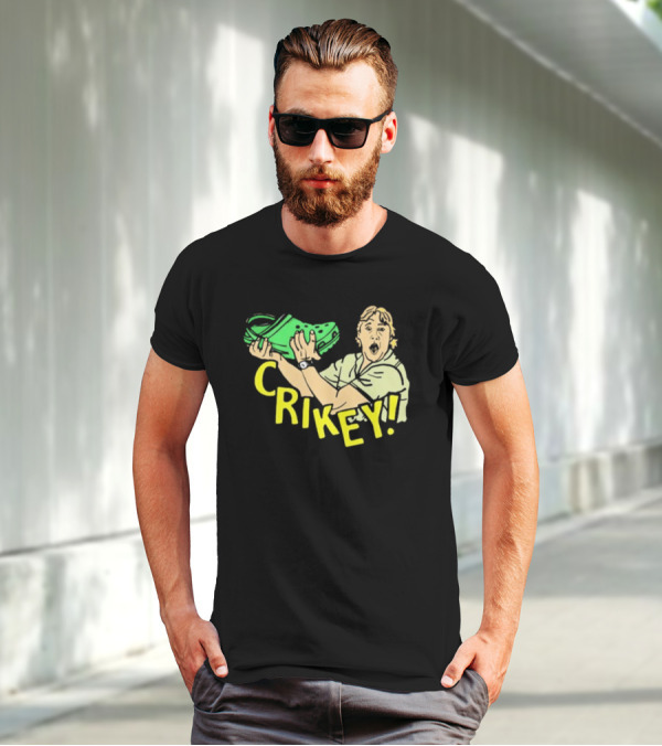 Crikey Crocs Hunter Surprise Enthusiasm T-Shirt