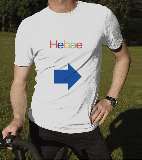 Cursed Couple’s Hebae Shebae Google Arrow T-Shirt