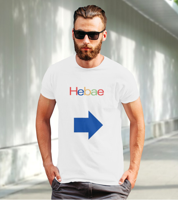 Cursed Couple’s Hebae Shebae Google Arrow T-Shirt