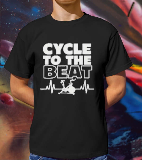 Cycle To The Beat Cardio Rhythm Exercise Bike T-Shirt