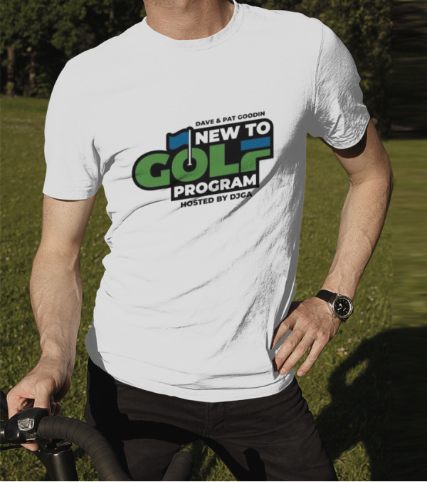 Dave And Pat Goodin New To Golf Program Hosted By DJGA Golf Flag T-Shirt