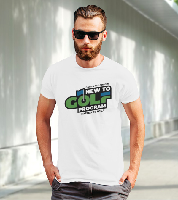Dave And Pat Goodin New To Golf Program Hosted By DJGA Golf Flag T-Shirt