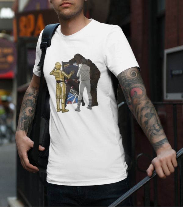 Asteroids Video Game Star Wars Characters T-Shirt