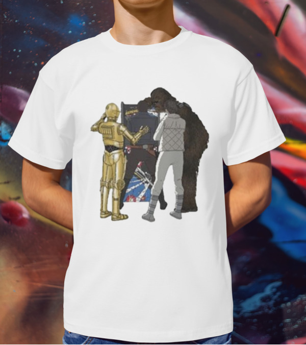 Asteroids Video Game Star Wars Characters T-Shirt