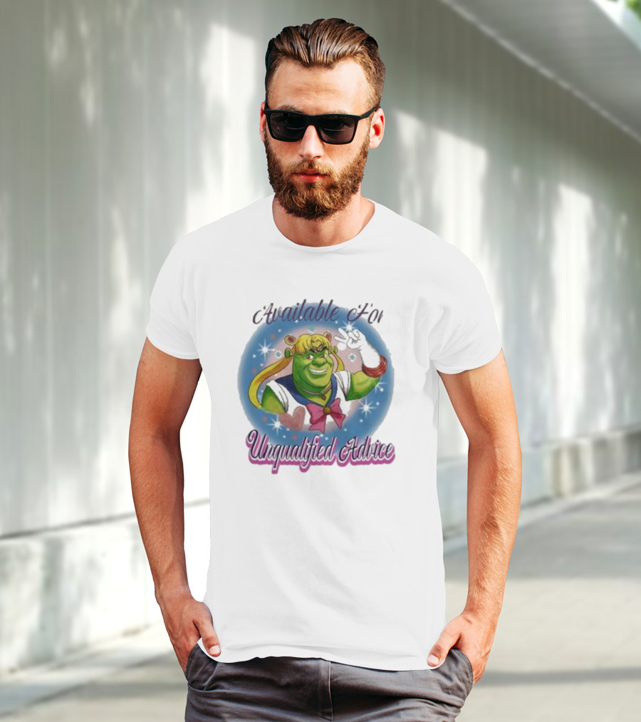 Available Ogre For Unqualified Advice Sailor Moon T-Shirt