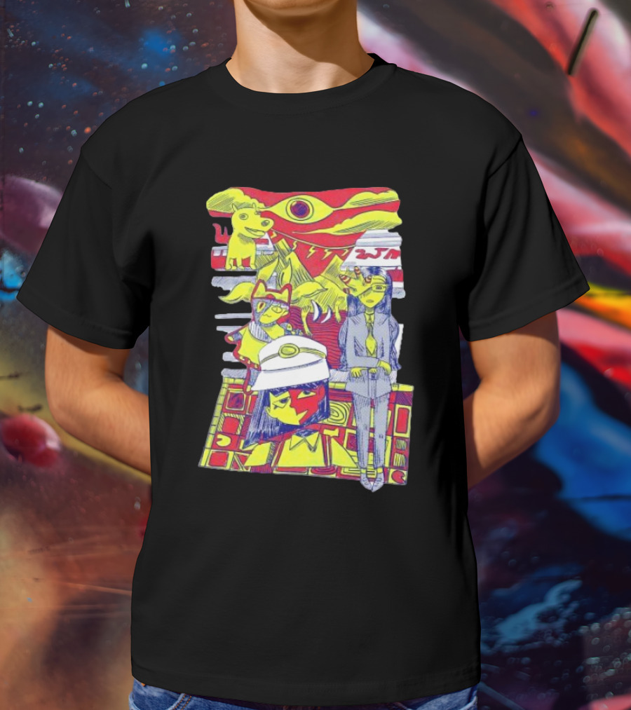 ENA Blood Hub Characters Gaming T-Shirt