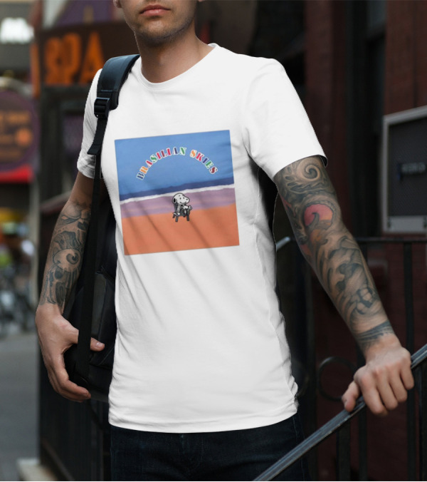 Brasilian Skies Snoopy Beach Scene T-Shirt