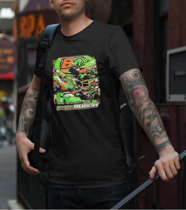Brexton Busch Racing 18 Servpro Frog T-Shirt