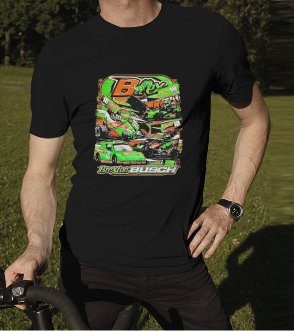 Brexton Busch Racing 18 Servpro Frog T-Shirt