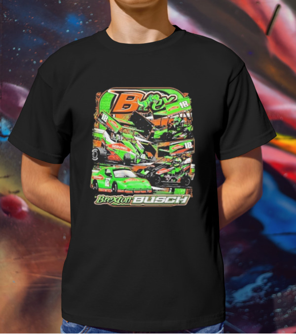 Brexton Busch Racing 18 Servpro Frog T-Shirt