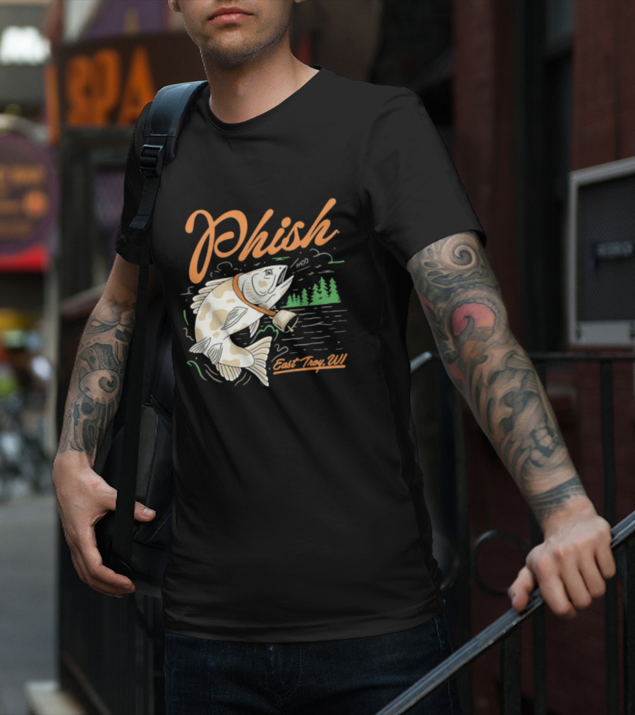 Phish East Troy WI Moo Fish July T-Shirt