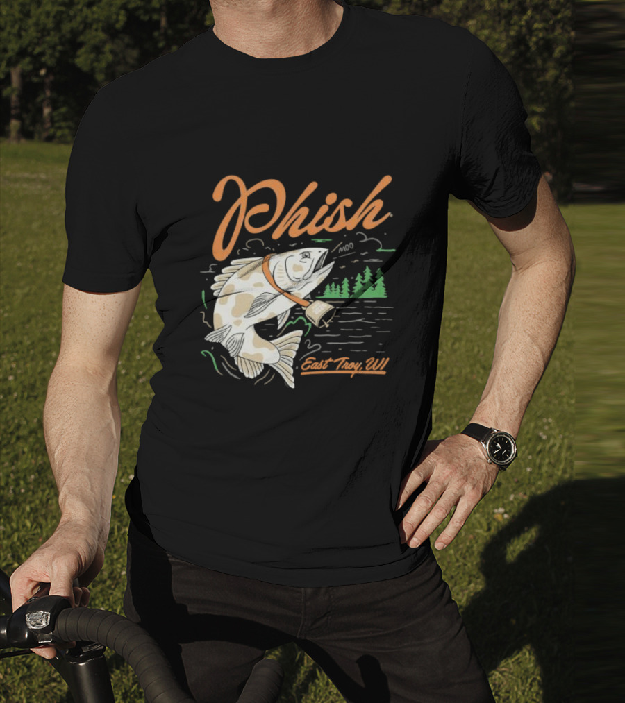 Phish East Troy WI Moo Fish July T-Shirt