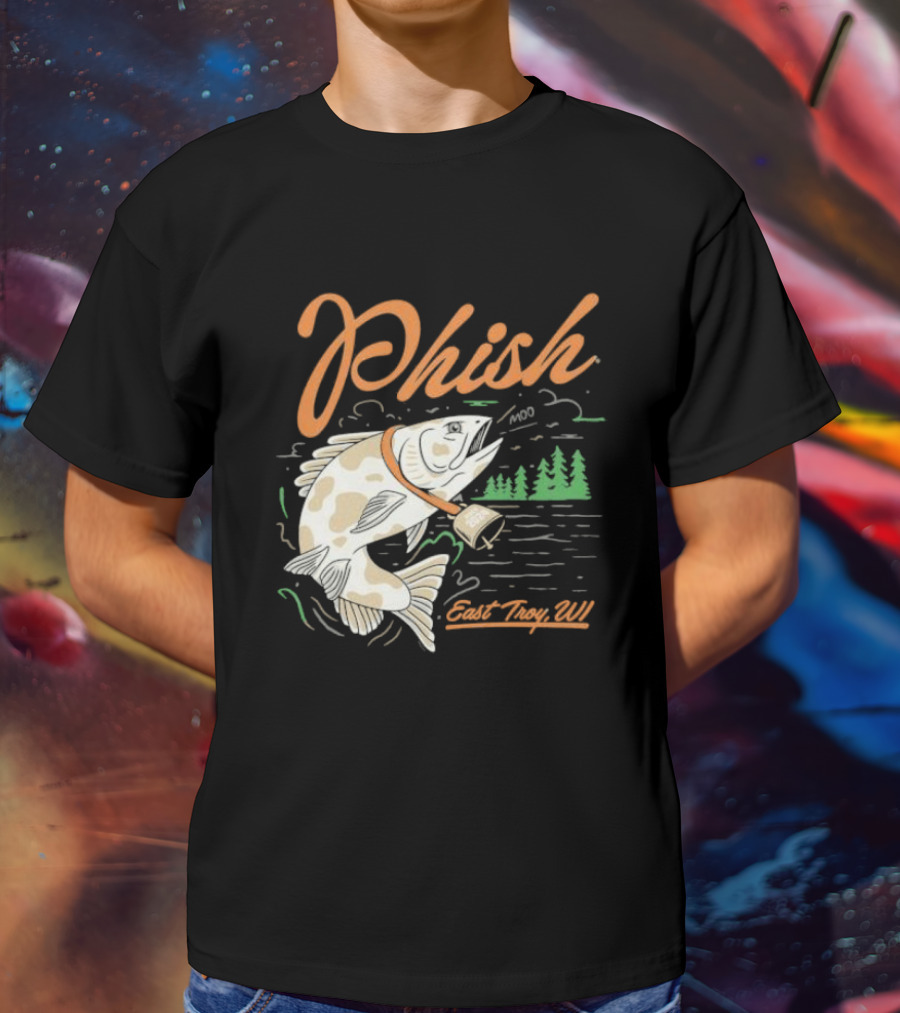 Phish East Troy WI Moo Fish July T-Shirt