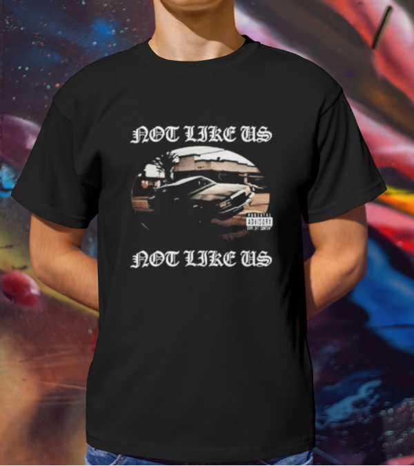 Not Like Us Kendrick Lamar Car Graphic Scene T-Shirt