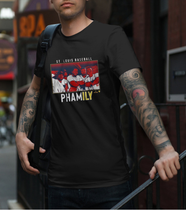 ST Louis Baseball Phamily - Group Of Players In Red And White Uniforms T-Shirt