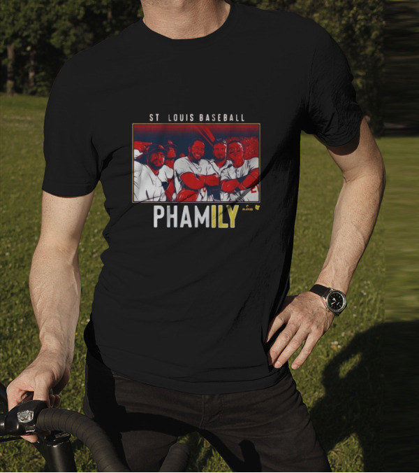 ST Louis Baseball Phamily - Group Of Players In Red And White Uniforms T-Shirt