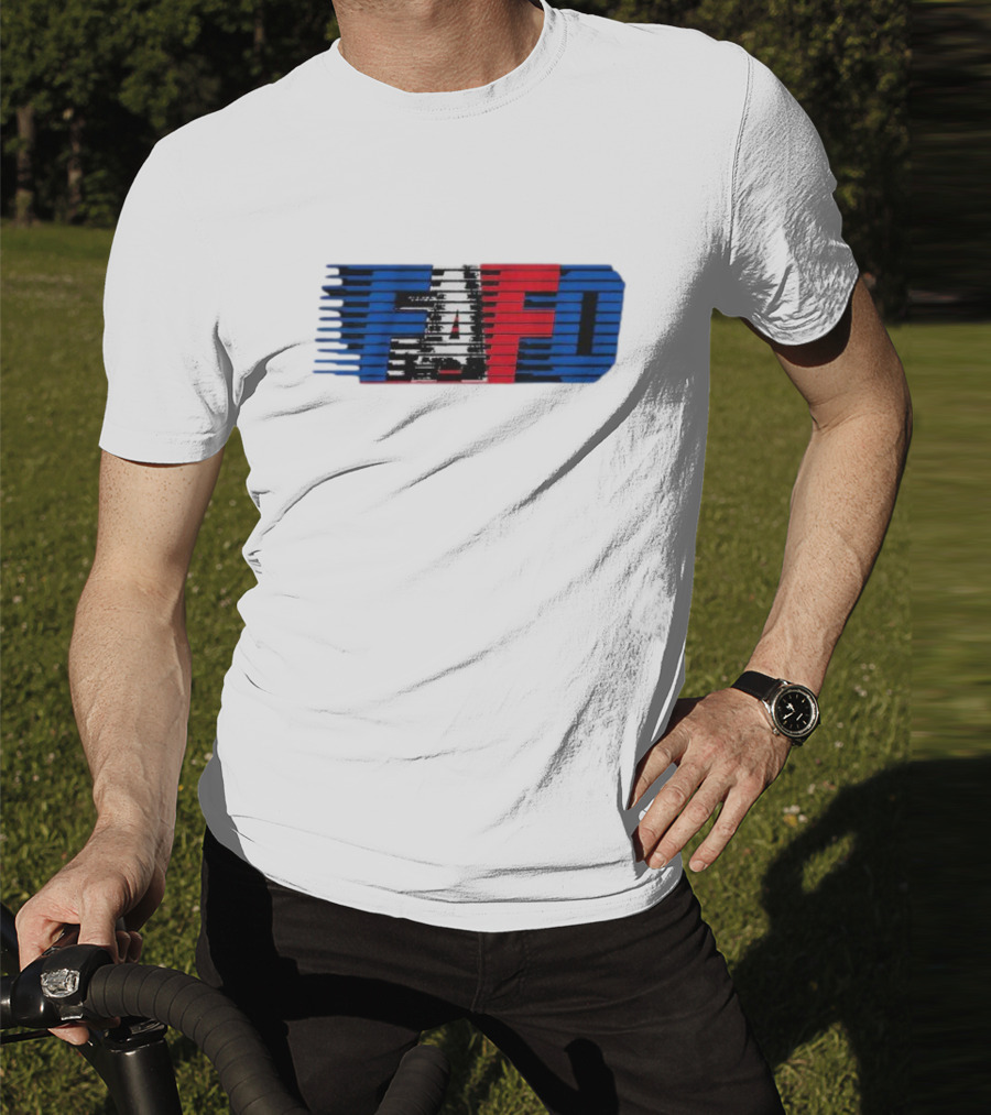 Usa Fafo Red White Blue Stripes T-Shirt